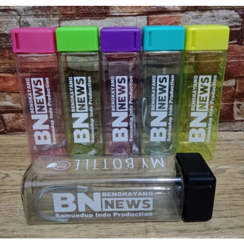 Souvenir Tumbler My Bottle Kotak Free Sablon min 50pcs