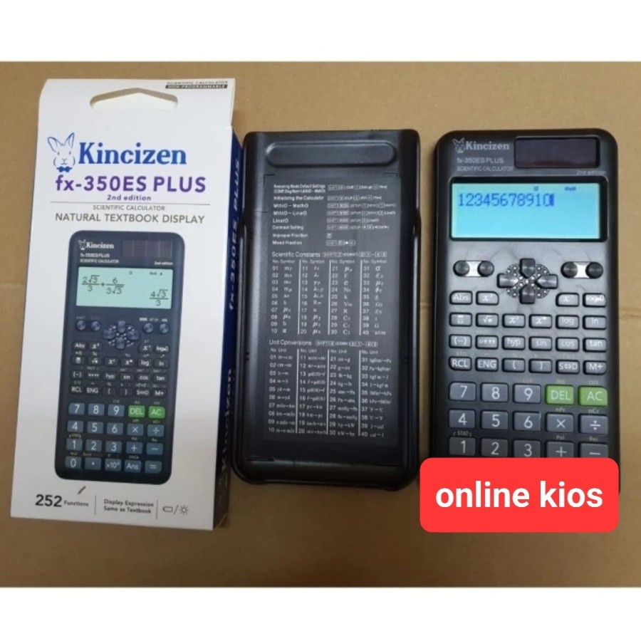 

KINCIZEN FX-350ES PLUS 2ND Kalkulator Scientific Sama Seperti Casio