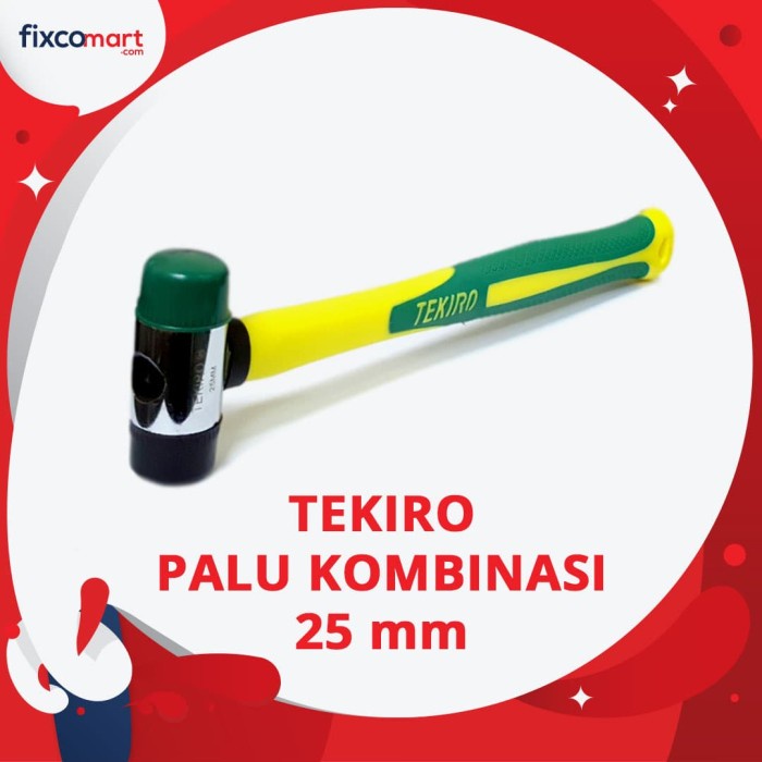 Terlaris Tekiro Palu Kombinasi 25 Mm / Palu Karet / Palu Plastik