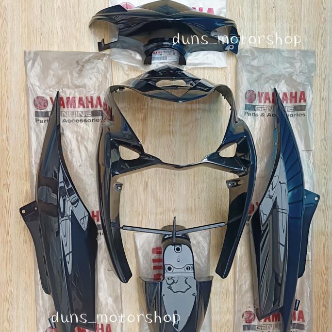 Body Halus Mio Soul Full Set Warna Hitam Metalik Original Yamaha 14D