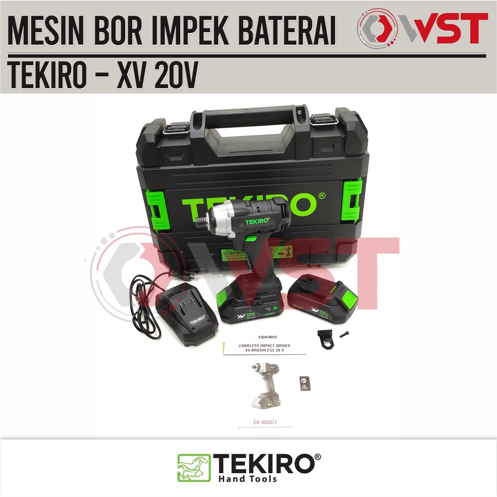 Mesin Impek Baterai Tekiro XV 20V / Cordless Impact Driver Tekiro XV20