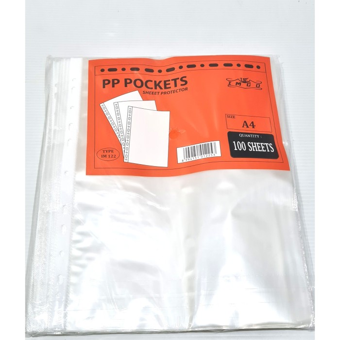 

PP Pocket A4 100 Lembar Sheet Protector