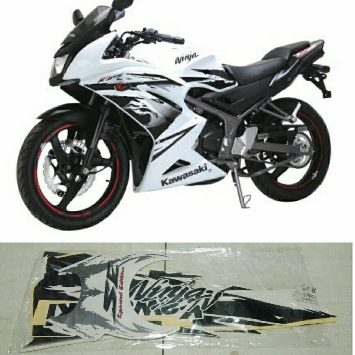 Terlaris List Striping Stiker Ninja Rr New Se Putih 2012 2013