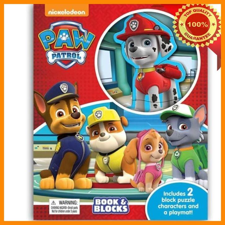 (LEG) PAW PATROL BOOK AND BLOCKS - PAW PATROL BOARD BOOK ACTIVITY BOOK