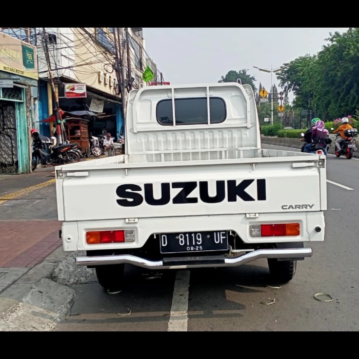 Bumper/pengaman planger/Injakan belakang mdl COR CROME CARRY NEW 2019