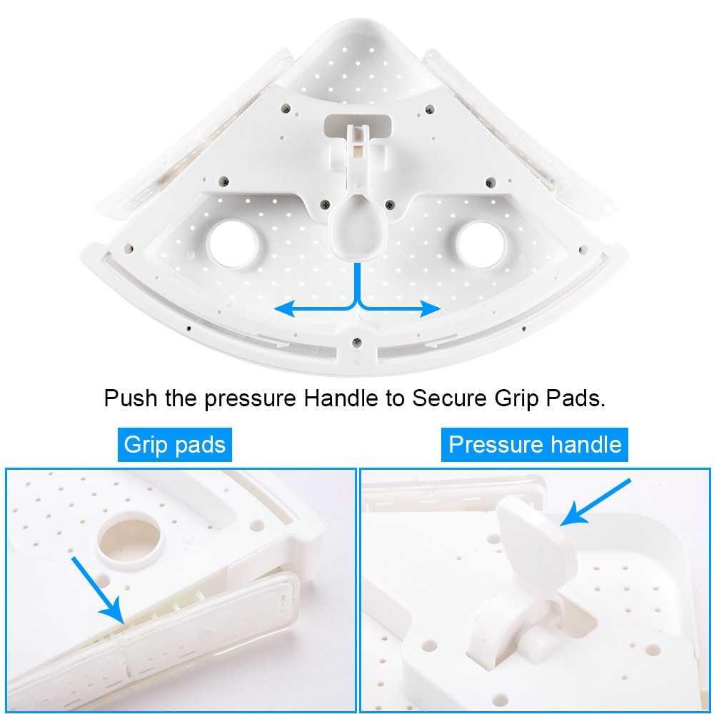 Rak Gantungan Dinding Kamar Mandi Multifungsi BATHE PROJECT OT001 Rak Kamar Mandi Rak Dinding Tempel Minimalis Rak Gantung Kamar Mandi Plastik Rak Sabun Kamar Mandi Dinding Stainless Tempat Sabun Kamar Mandi Rak Tempel Rak Plastik Gantung Rak