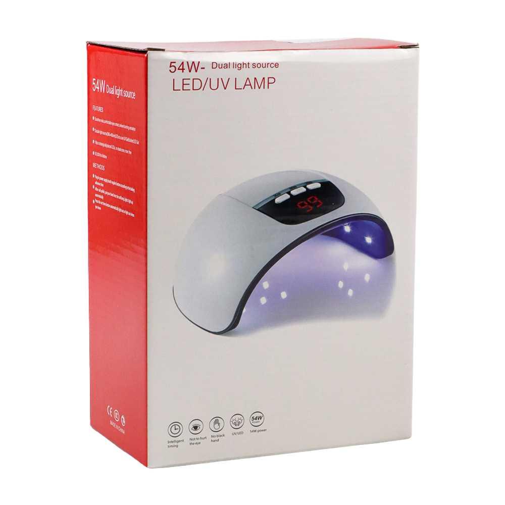 LKE Pengering Kutek Kuku UV LED Nail Dryer 54 W - SUN-X5 Kutek Kuku Nail Art Gel Sun Mini Mini Uv Led Nail Nail Art Kuku Palsu Pengering Kutek Gel Uv Uv Led Nail Nail Art Set Alat Nail Art Lengkap Paket Nail Art Lengkap Alat Pengering Kutek Gel