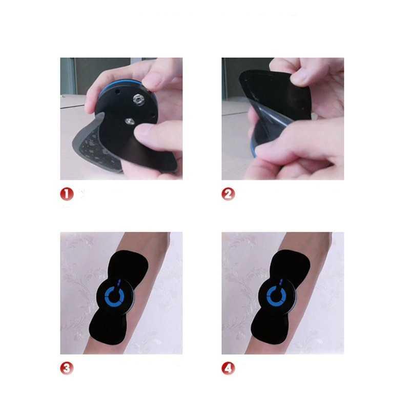 YOVIP Alat Pijat Mini Portable EMS Leher Neck Massager - HQ-185