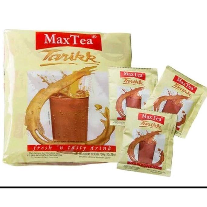 

MAXTEA TEH TARIK 25 GRAM X 30 SACHET / MAX TEA TEH TARIK