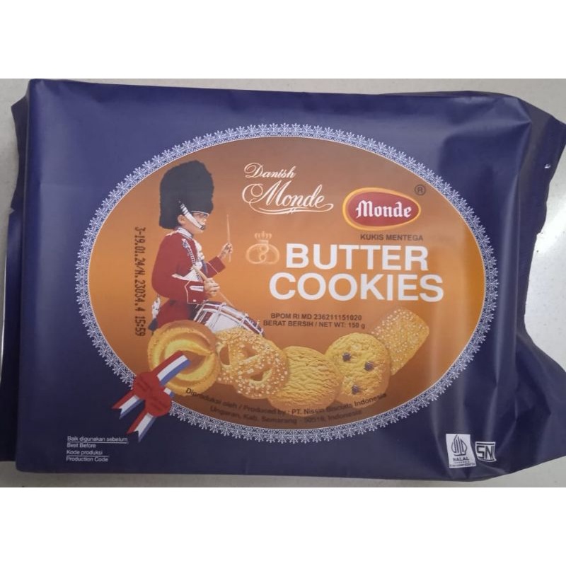 

Monde Butter Cookies 150 Gram