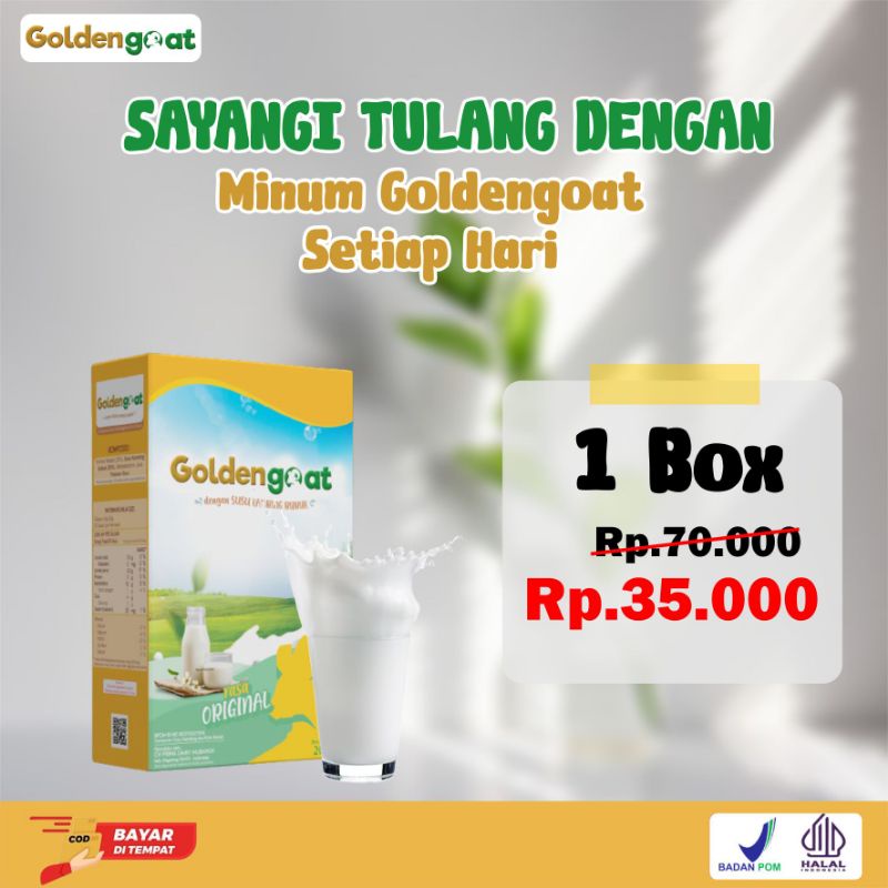 

[SUSU KAMBING ETAWA] 1 BOX GOLDEN GOAT MENYEHATKAN