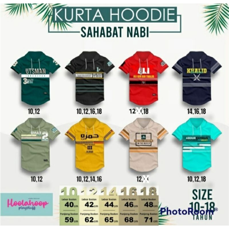 kurta hoodie sahabat nabi