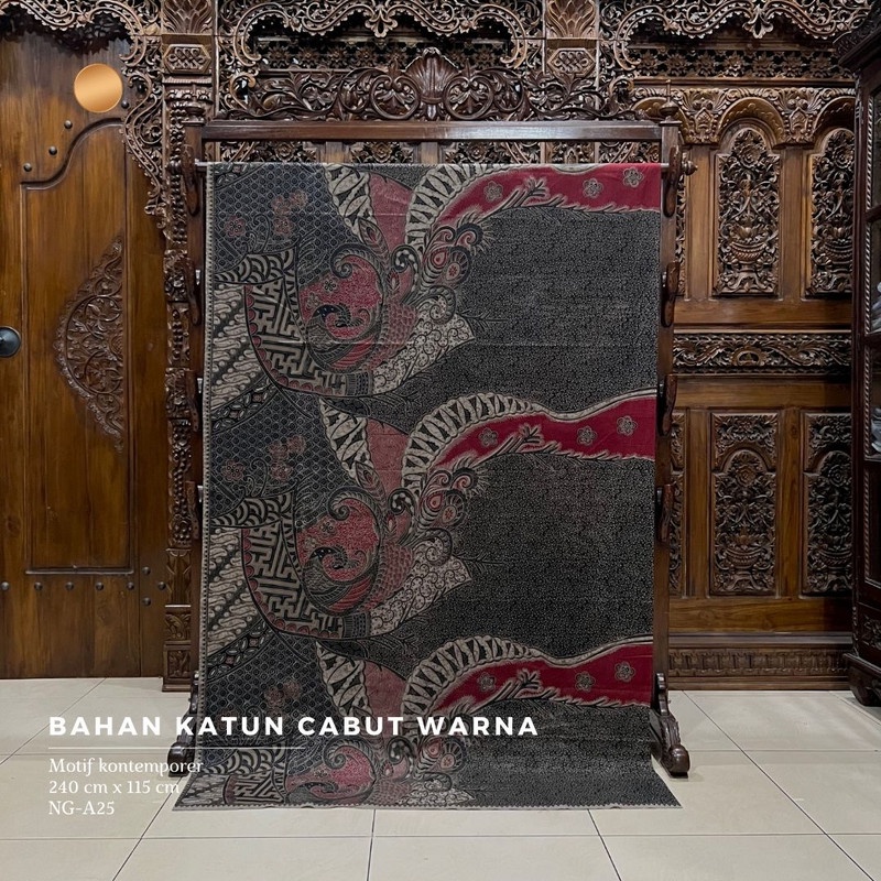 Kain Batik Katun Cabut Warna 240 x 115 - NG-A25 - Nusa Indah Batik