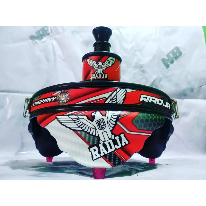 Tebok Lovebird Pvc Motif Radja,Tebok Kurung Kapsul Pvc