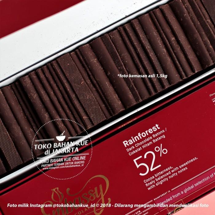 

EMBASSY CHOCOLATE - RAINFOREST 1,5KG DARK CHOCOLATE BATONS 52% BOX