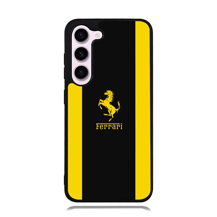 Casing Samsung S23 S22 S21 S20 S10 S10e S9 S8 S7 Ultra Plus FE Lite Edge 2020 5G ferrari logo BO0098