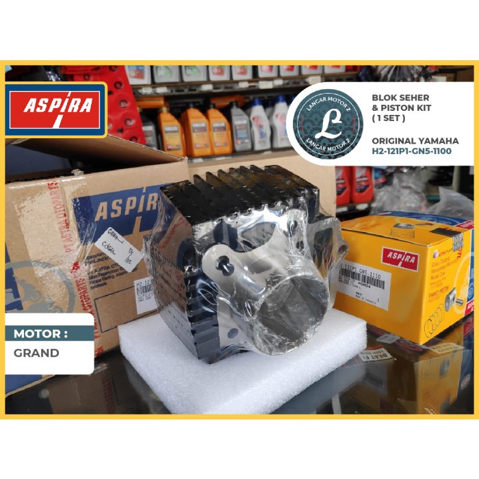 Blok Seher Piston Kit GRAND SUPRA X LAMA Asli Original 100% ASPIRA