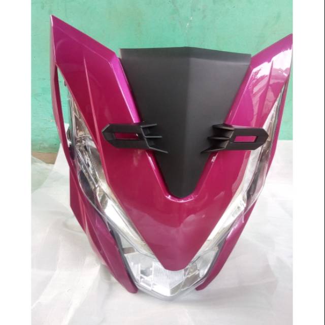 TAMENG COVER DEPAN LAMPU DAN SEN BEAT FI NEW ESP 2017 PINK SEPERTI ORI