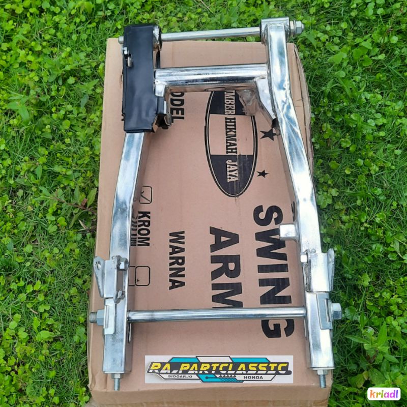 SWING ARM KAZE KROM SHJ FULLSET KARET RANTAI SET BAUT AS DEPAN BELAKANG PNP MP GL GL100 CB BAHAN TEB