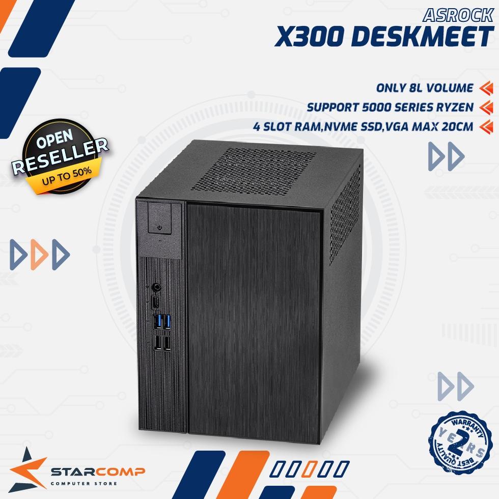 Asrock DESKMEET X300 BAREBONE Mini PC X 300