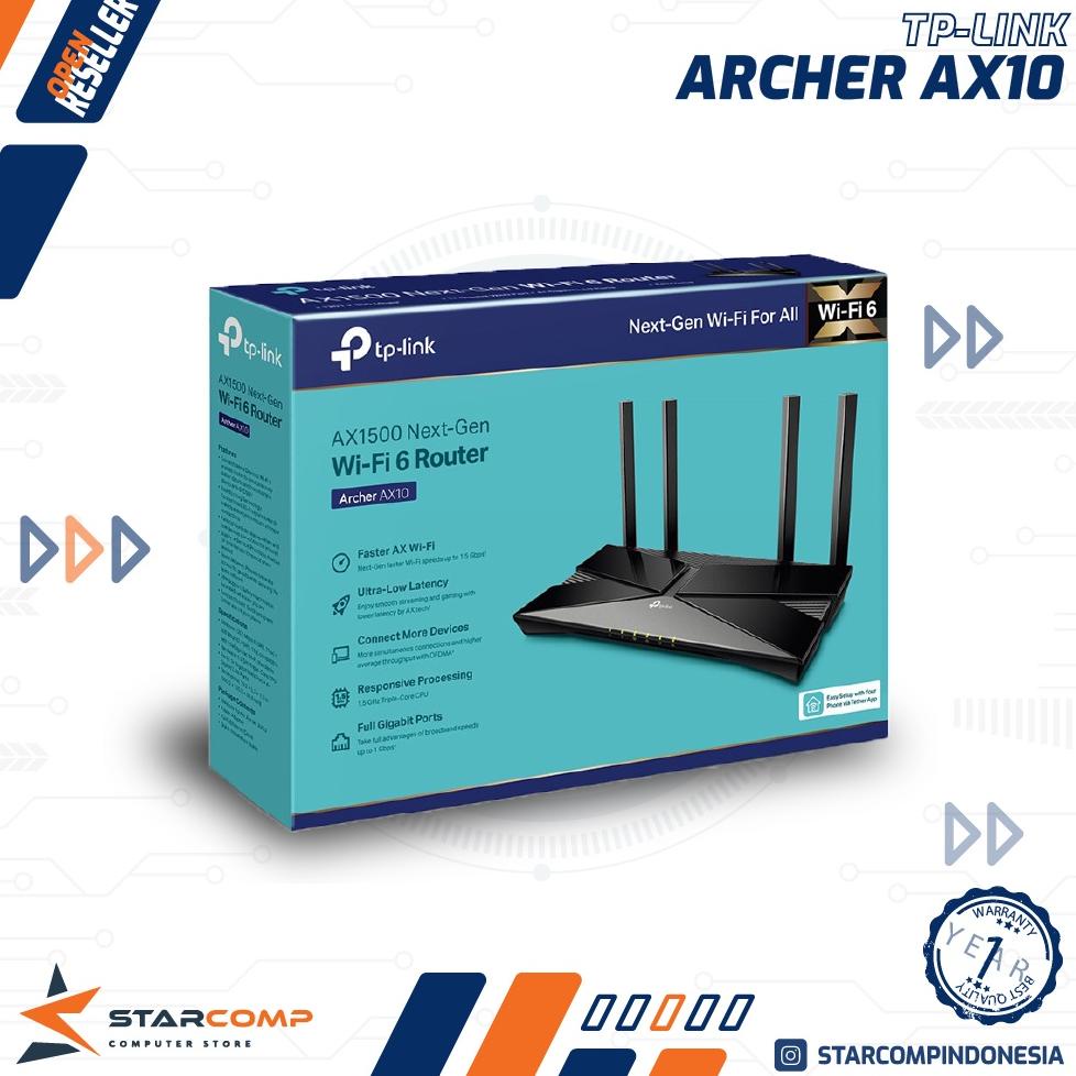TP-LINK ARCHER AX10 WIFI 6 AX1500 WIRELESS ROUTER AX 1500