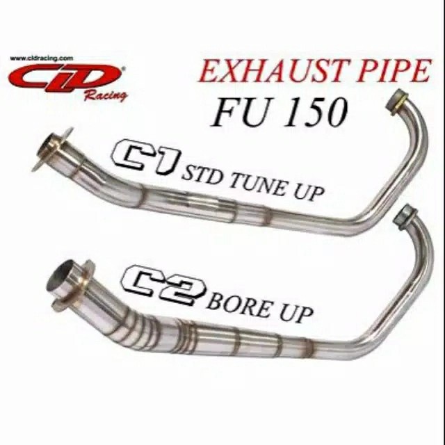 Pipa Knalpot Standar Satria Fu 150 Type C1 C2 Cld Racing Original