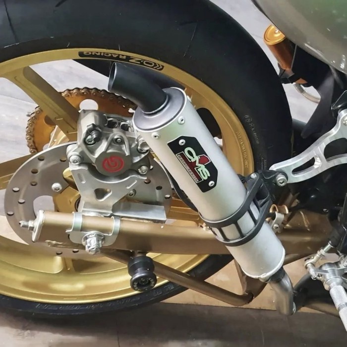 Knalpot Cms Ninja R Rr Big Volume Galvanis Original