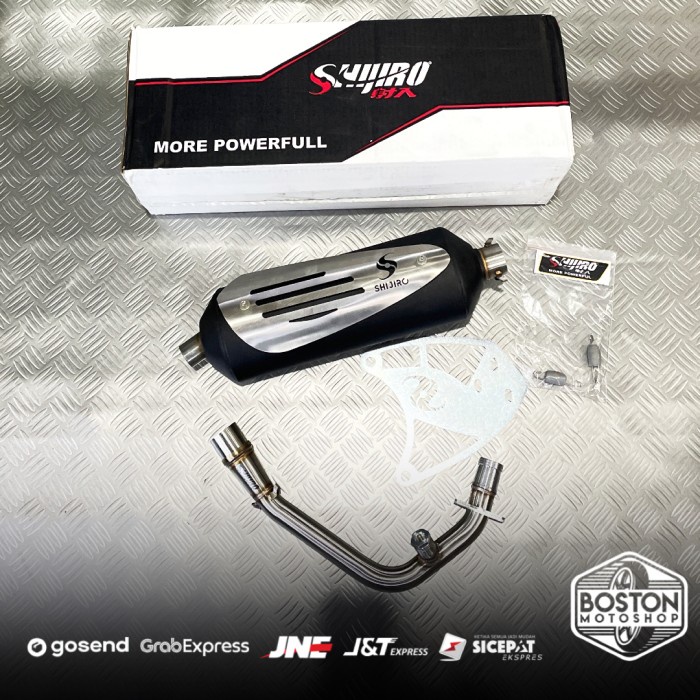 Knalpot Shijiro Standar Racing Vespa Sprint Primavera Lx S