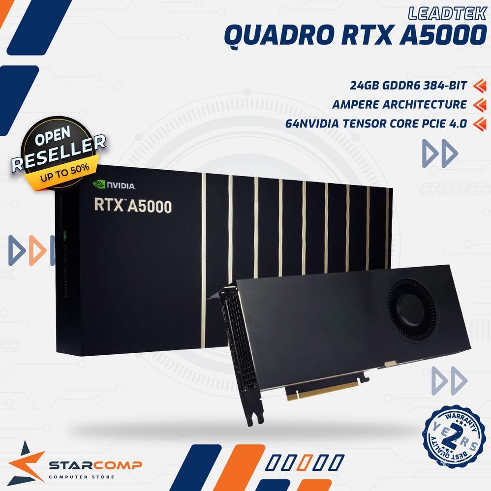 LEADTEK NVIDIA QUADRO RTX A5000 24GB GDDR6 RTXA5000
