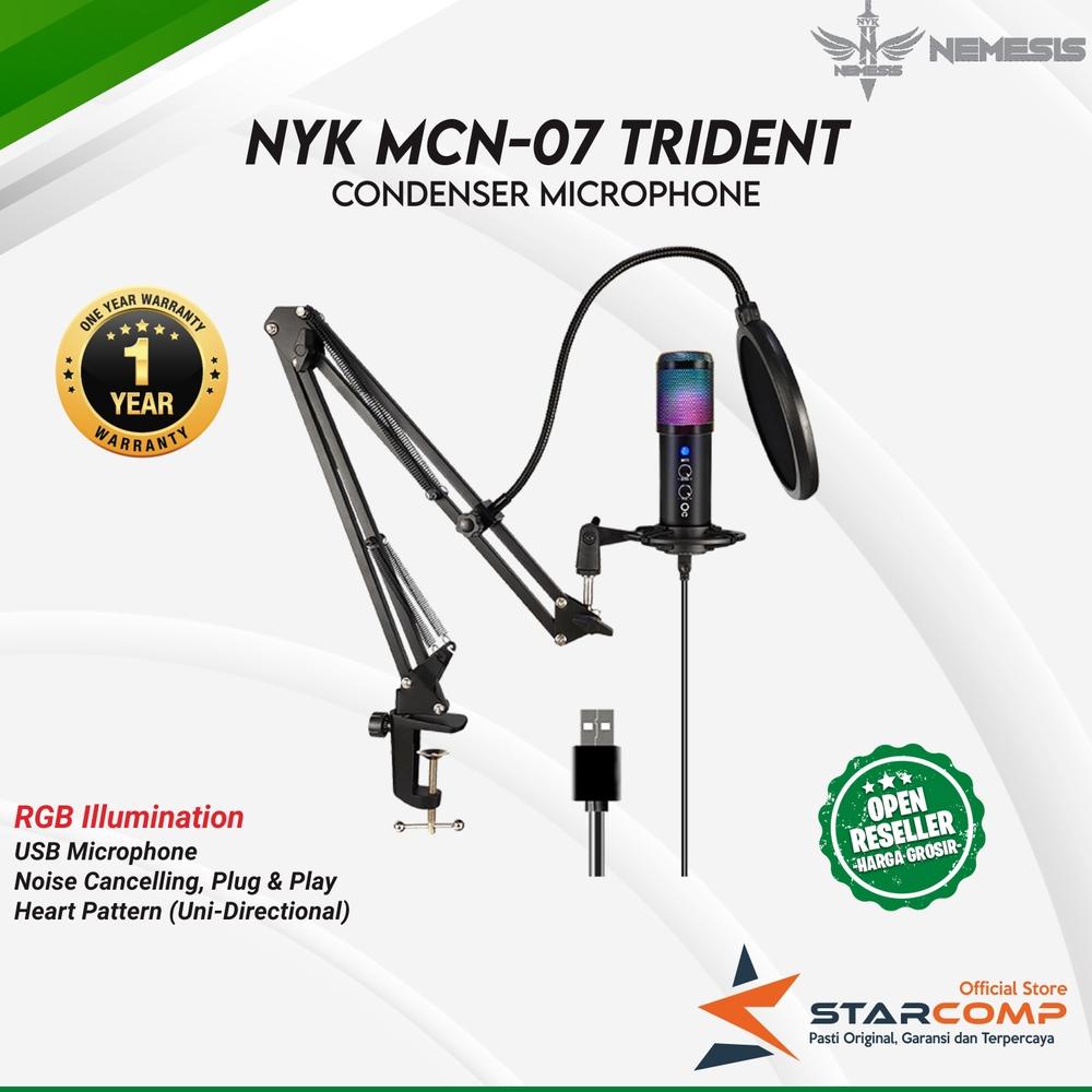 NYK MCN-07 TRIDENT / MCN07 TRIDENT RGB Microphone Condenser
