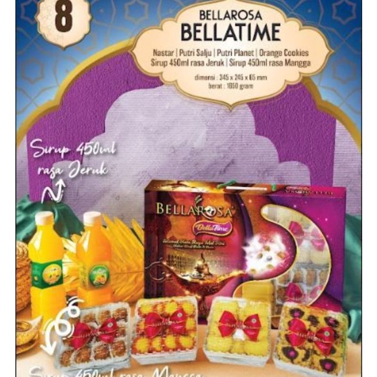 Hampers Parcel Kue Lebaran Bellarosa Syrup Coklat