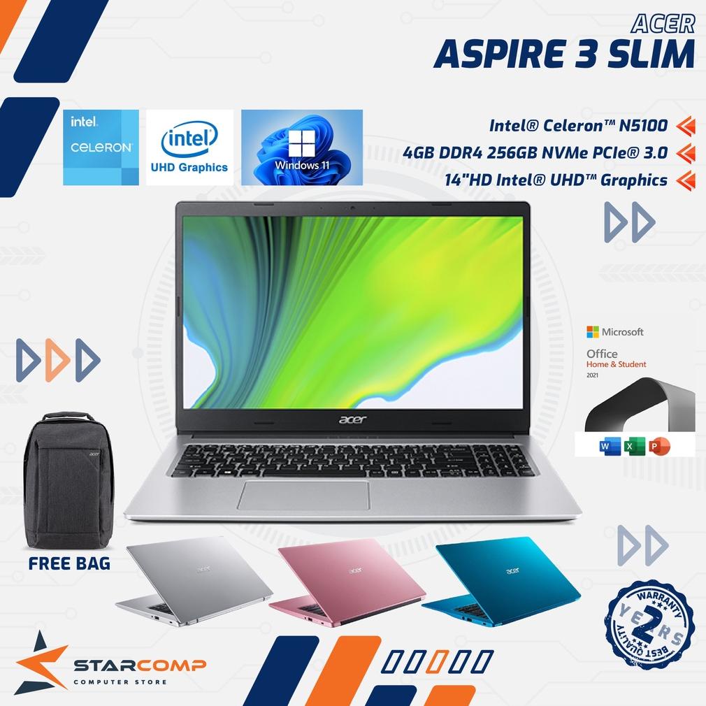 ACER ASPIRE 3 A314-35 Celeron N5100 4GB 256GB 14" W11 OHS