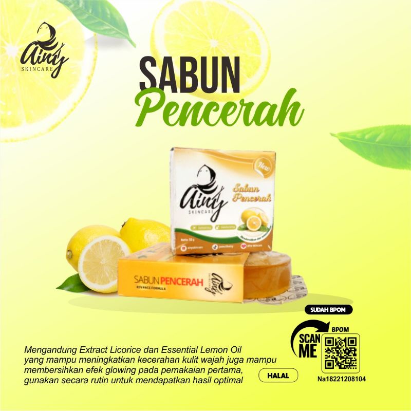 Sabun Pencerah Ainy Skincare