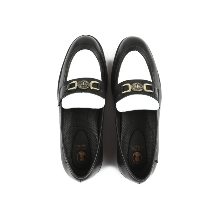 Terjangkau Loafers Thanksinsomnia X Nappa Milano ""Lissandre" Two Tone Black