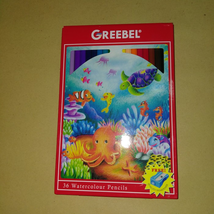 

Terlaris Pensil Warna Greebel 36 Warna Watercolour