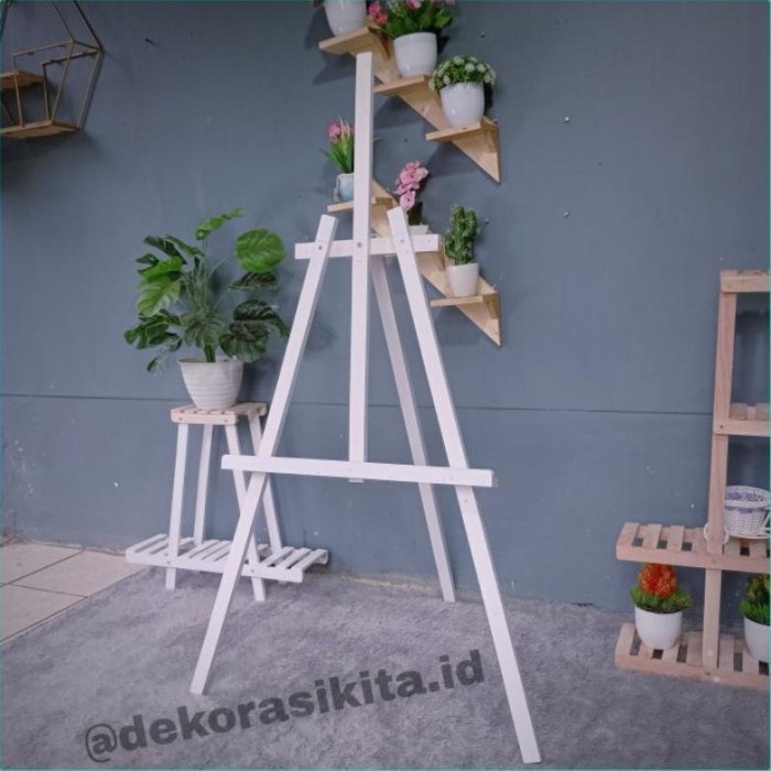 Terlaris (Cod) Stand Lukisan Kayu / Stand Akrilik / Stand Foto /Stand Wedding