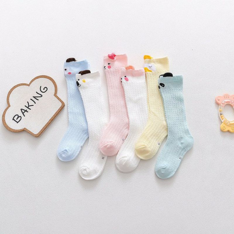 Kaos Kaki Jaring Panjang Karakter Lucu Hewan Anak Bayi Motif Unik