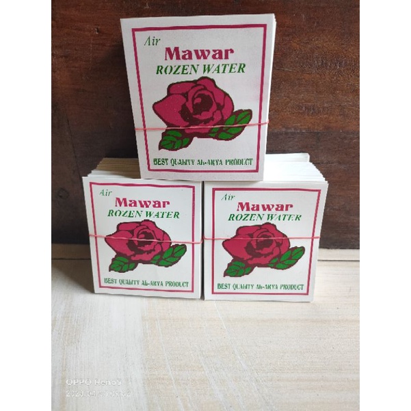 

1ikat label-kertas air mawar isi 500 lembar