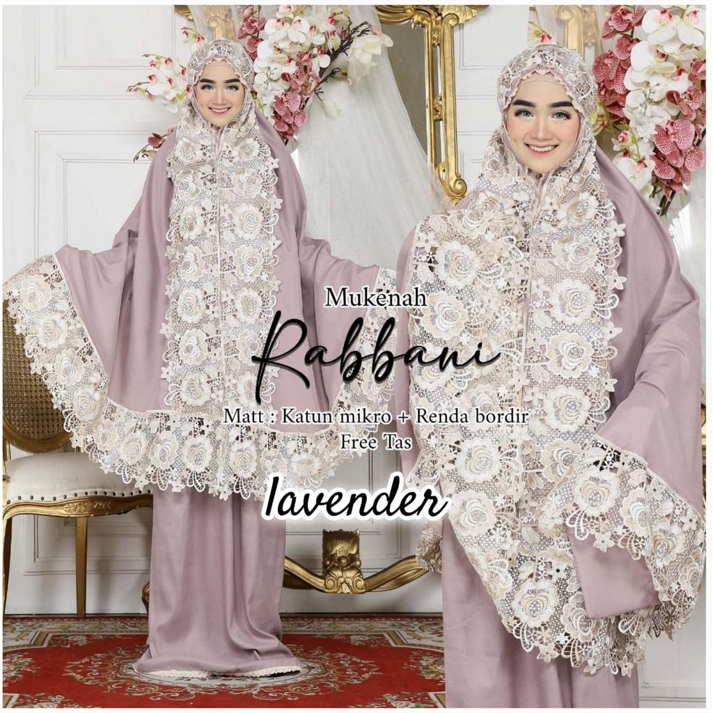 ALOD_MUKENA RABBANI MEWAH JUMBO / MUKENA DEWASA TERBARU / MUKENA RENDA JUMBO / MUKENA DEWASA KEKINIA