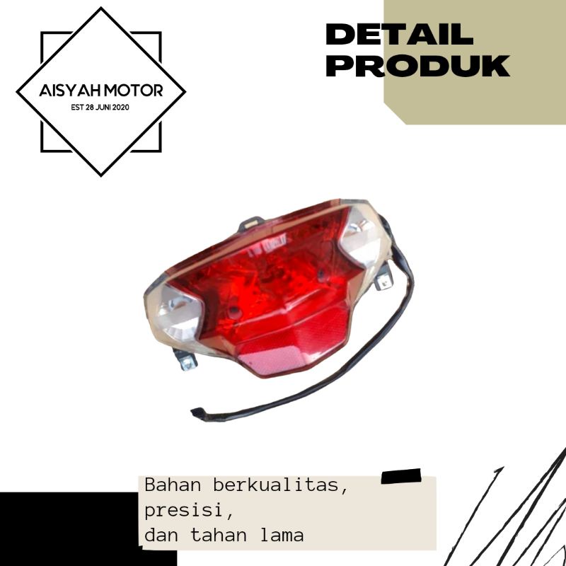 Reflektor Lampu Belakang Honda Beat FI Tahun 2012-2014