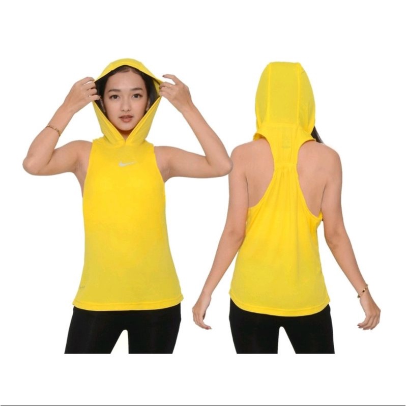 TANKTOP OLAHRAGA WANITA RUNNING GYM HOODIE NIKE