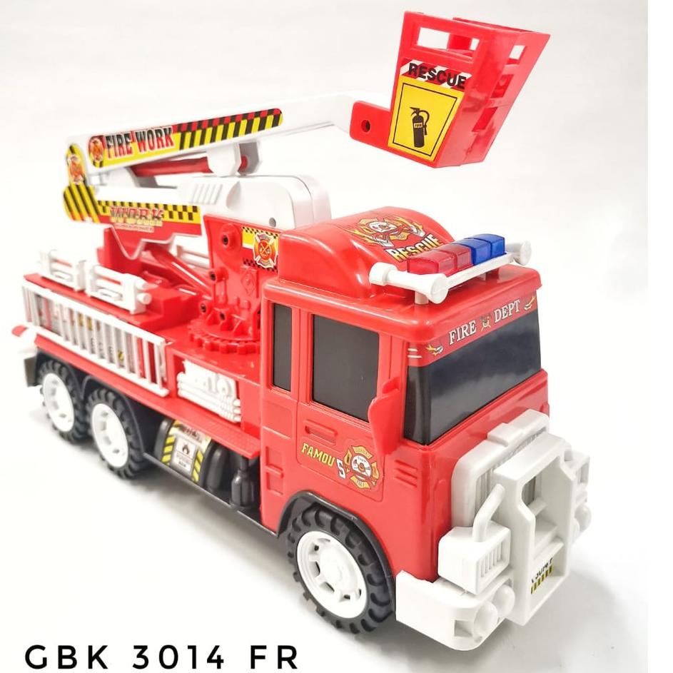 TBN.20Ap23ᴾ • Mainan Anak Mobil Pemadam Kebakaran Friction GBK 3014 FR / Fire Truck