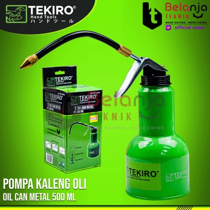 Terlaris Tekiro Oil Can 500 Ml Semprotan Oli Besi Hijau Oli Can Pompa Oli Botol
