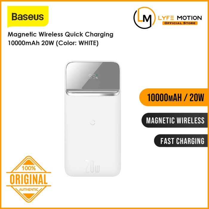 POWERBANK BASEUS MAGNETIC WIRELESS QUICK CHARGING 10000MAH 20W