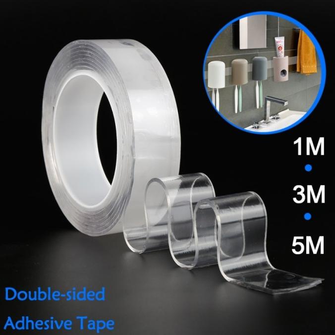

cusss order] Double Tape Perekat Kuat 300 x 3 cm J007 Transparan Premium