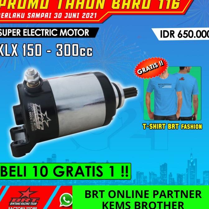 Dinamo Starter Brt Klx Boreup 300 Cc