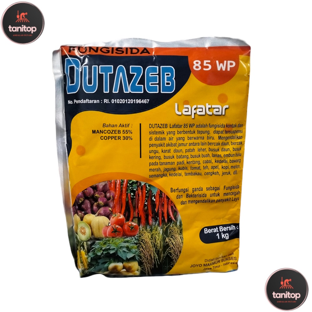 Fungisida Kontak dan Sistemik Fungisida Dutazeb 1 Kg Anti Jamur