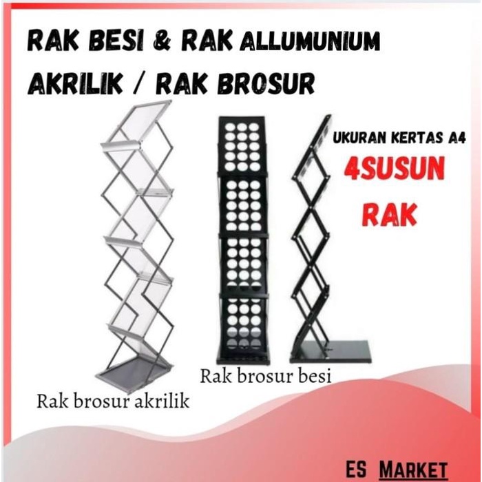 

Terlaris Rak Rak Brosur Lipat 4 Susun