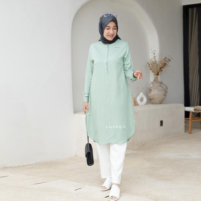 Tunik wanita terbaru tunik polos wanita tunik simple tunik mewah tunik