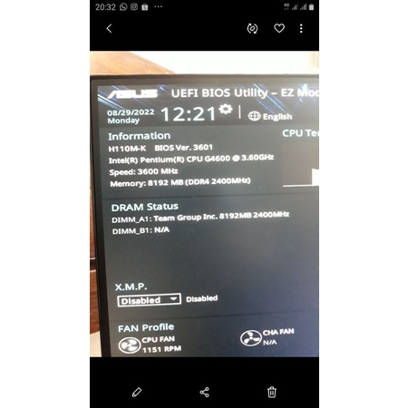 prosesor intel pentium DualCore G4600 gen 6/7 socket 1151 skylike
